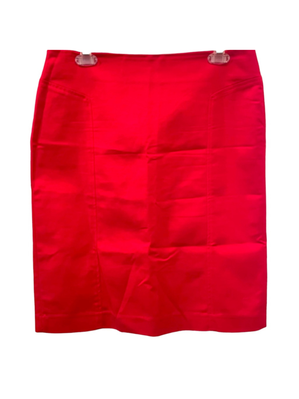 Darjoni Women’s Size 10 Pencil Skirt Kick Pleat Red Career Professional